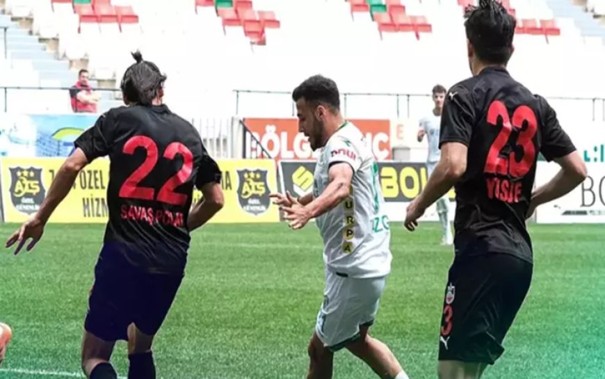 Diyarbekirspor, Bursaspor'u 2-1 mağlup etti