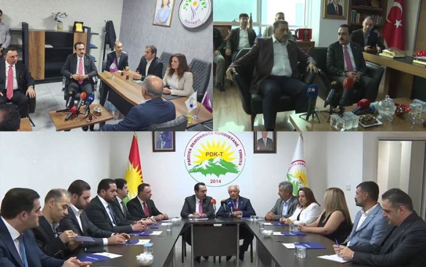 Erbil Valisi Diyarbakır’da AK Parti, DEM Parti ve PDK-T ile görüştü
