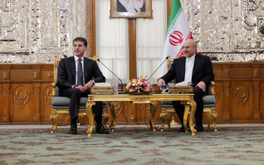 Başkan Neçirvan Barzani, İran Parlamento Başkanı ile bir araya geldi