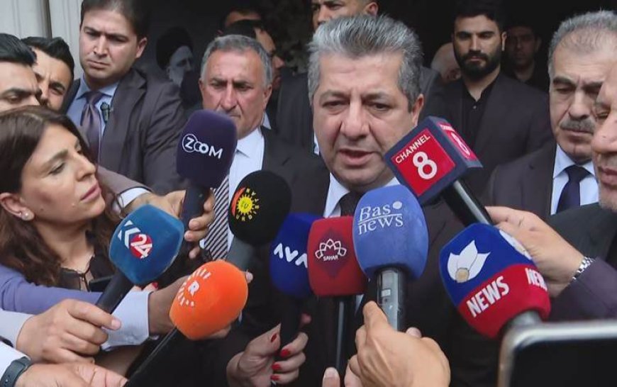 Mesrur ​​Barzani: İran Cumhurbaşkanını Erbil'de karşılamayı bekliyorduk