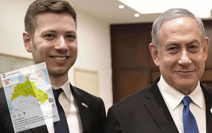 Netanyahu'nun oğlundan Kürdistan paylaşımı