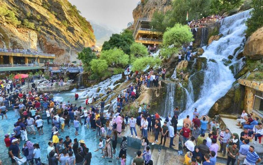 Kürdistan Bölgesi'nin tatil beldeleri on binlerce turisti ağırlıyor