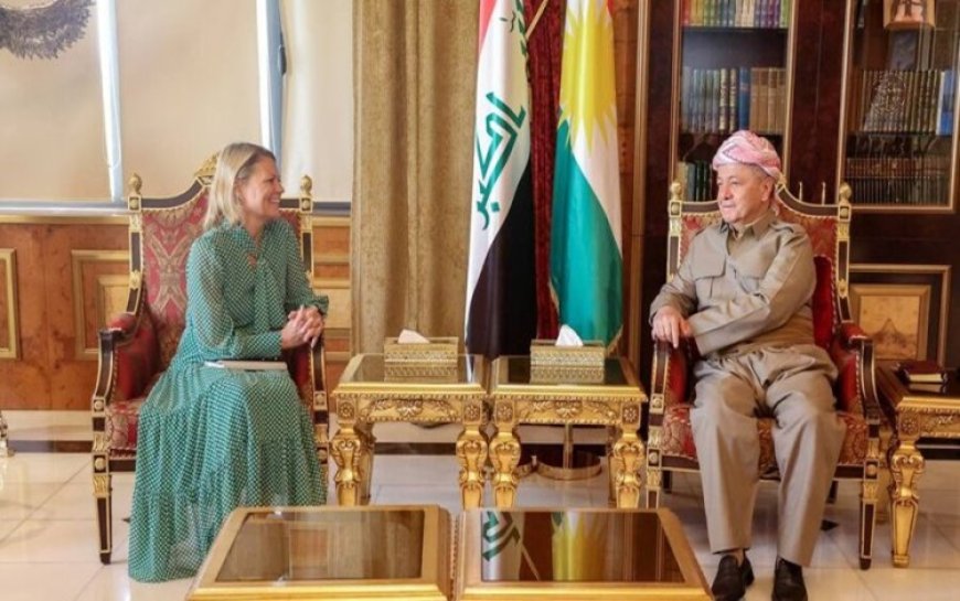 Mesud Barzani, Hollanda’nın Irak Büyükelçisini kabul etti