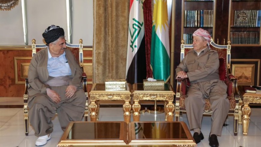 Başkan Barzani, Muhammed Haci Mahmud ile görüştü