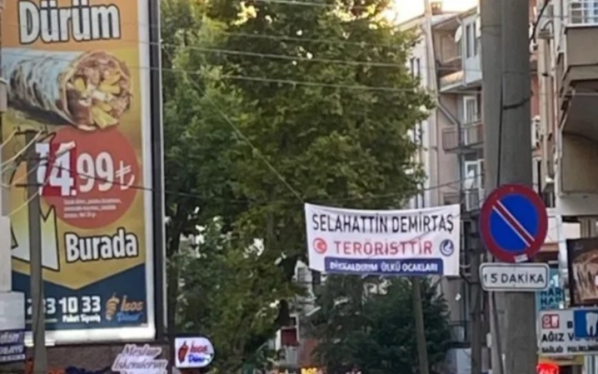 Ülkü Ocakları Selahattin Demirtaş'ı hedef gösterdi