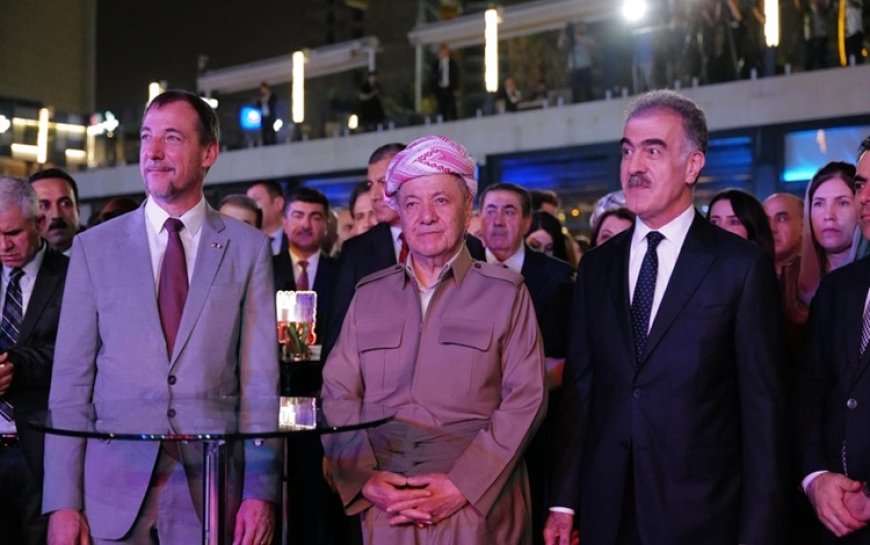 Başkan Barzani Erbil'deki Fransa Ulusal Günü kutlamalarına katıldı