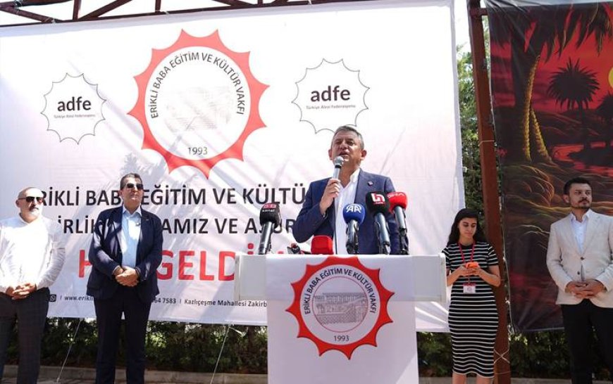 CHP Lideri Özel: Kürtler ve Aleviler kendini eşit yurttaş hissedene kadar mücadele edeceğiz