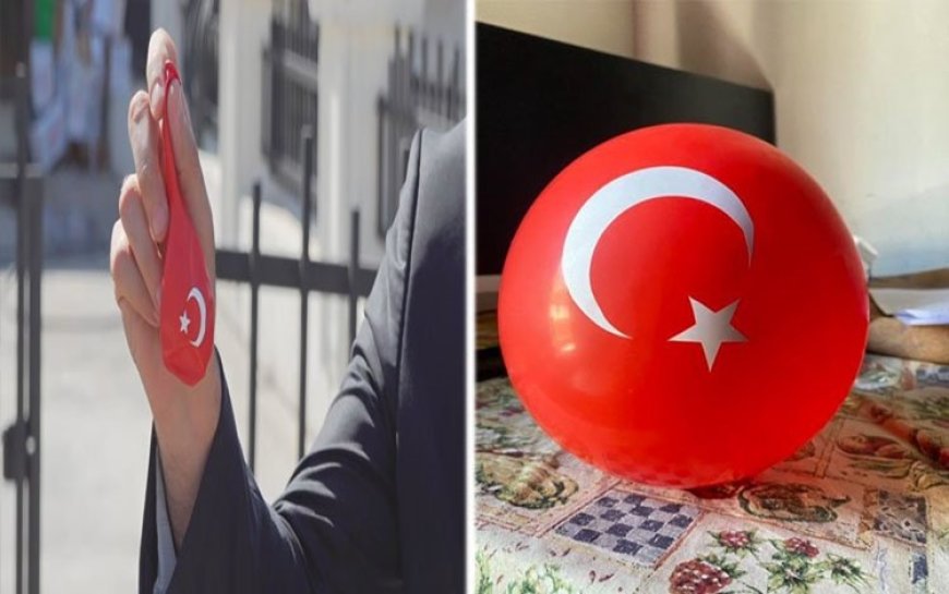 Duhok'ta çocuklara Türkiye bayraklı balon dağıtılması infial yarattı: Gözaltılar var