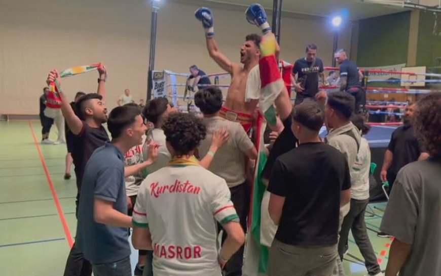 Kürt kick boks sporcusu Almanya’da ses getirdi