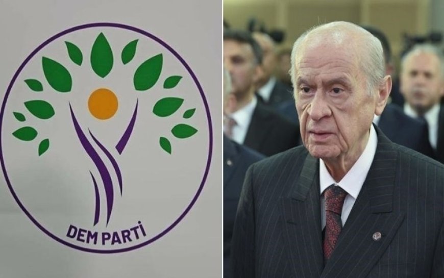 DEM Parti'den Devlet Bahçeli'ye cevap