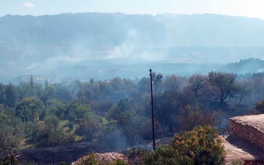 TSK ile PKK arasında çatışma: Duhok'ta büyük orman yangını çıktı, köylüler mahsur kaldı