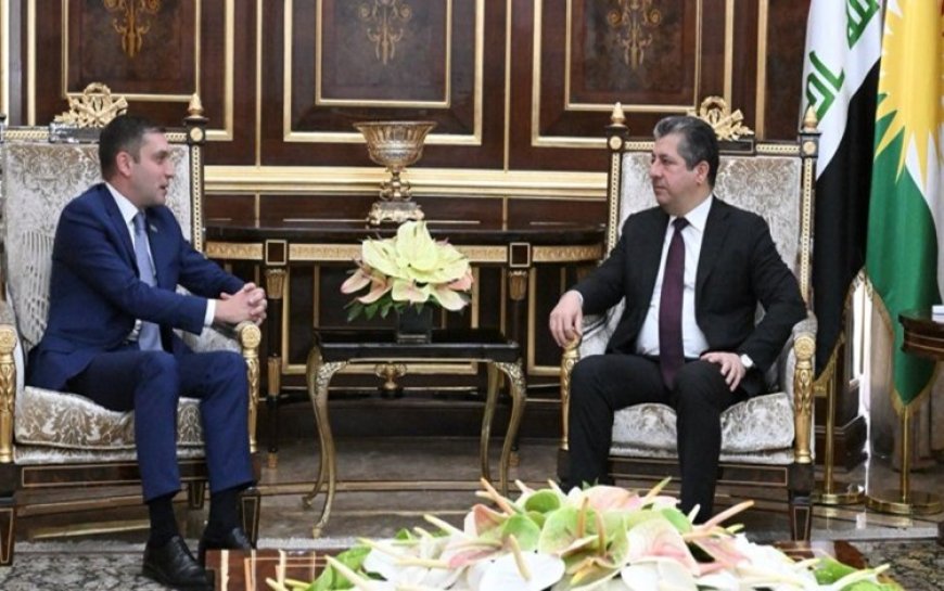 Başbakan Mesrur Barzani, Azerbaycan'ın Irak Büyükelçisini kabul etti