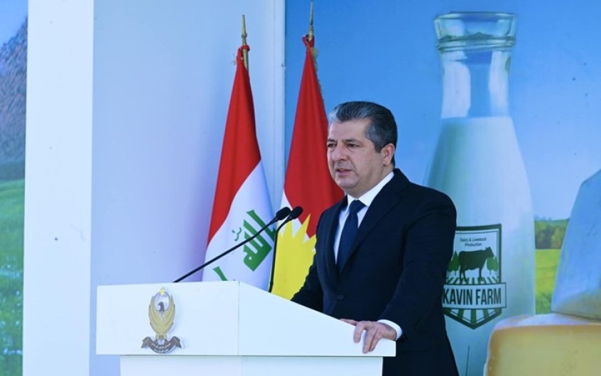 Mesrur Barzani: Kavin Farm projesinden tüm Kürdistan Bölgesi faydalanacak