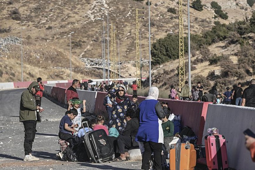 BM: İsrail'in saldırdığı Lübnan'dan 250 bin kişi Suriye'ye geçti