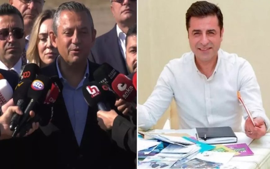 Selahattin Demirtaş'ı ziyaret eden Özgür Özel'den 'Çözüm Süreci' mesajı