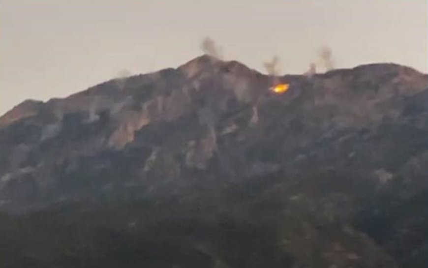 Gare Dağı'nda 15 nokta TSK tarafından bombalandı